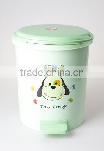 Big Size Foot Pedal Customized Logo Plastic Dust Bin