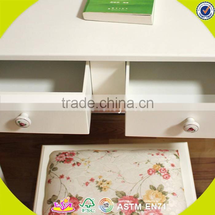 2017 New design high quality wooden bedroom table and chair set, new design wooden bedroom table and chair set W08G189