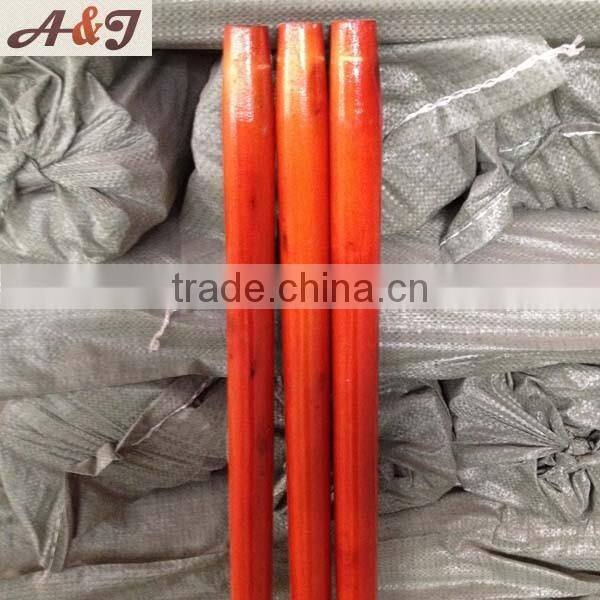 Rufous color painting wood hoe handle good durability