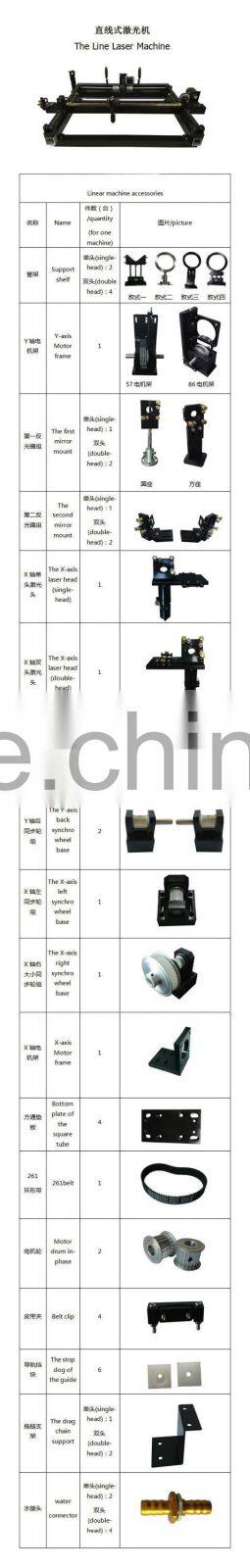 CO2 laser cutting kit laser engraving machine spare parts DIY laser engraver 6040 9060 1290 1610 with Hiwin or PMI linear guide