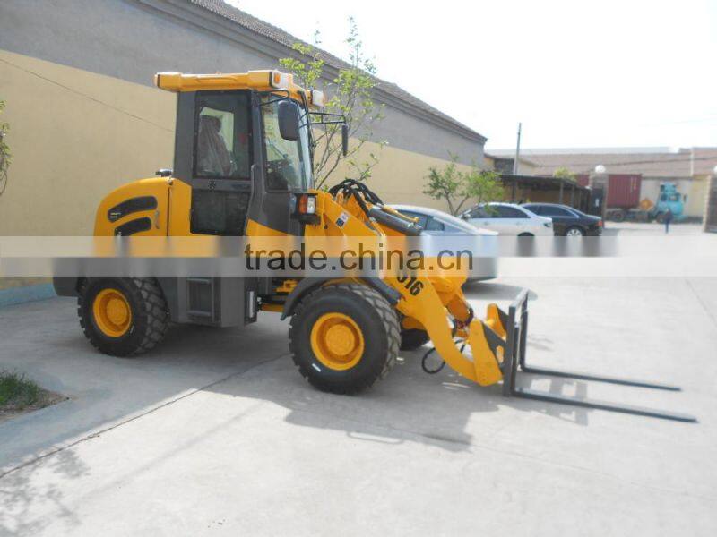 1.6ton EuroIII standard wheel loader zl16 with CE
