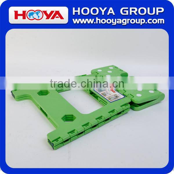 Plastic Folding step stool With Bathroom folding step stool with Handle EVA non-slip dot