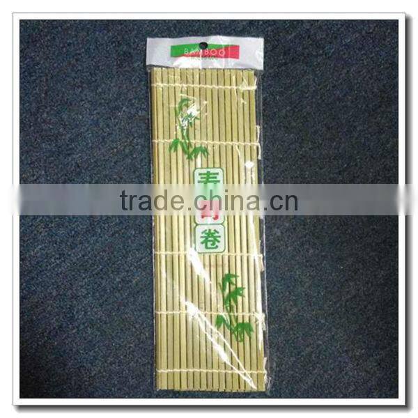 Nature green skin bamboo sushi rolling mat