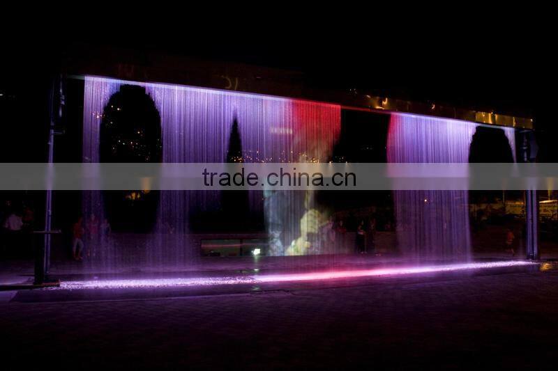Indoor decoration removable portable fountain digital water curtain