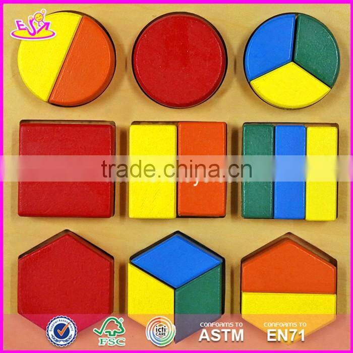 2017 New design montessori preschool wooden baby learning toys W12F005