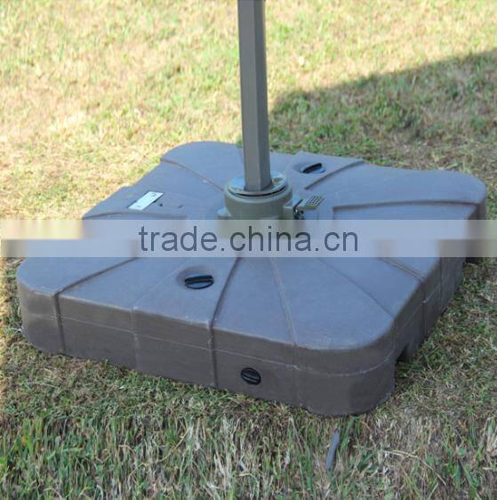 High End 300g Polyster Fabric 3.5M Big Rome Umbrella with Base