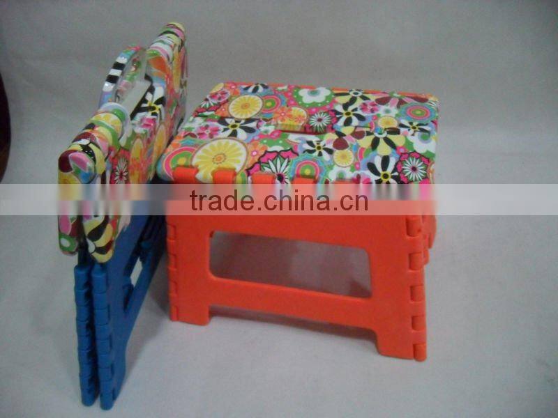 Family and outdoor portable folding plastic stool