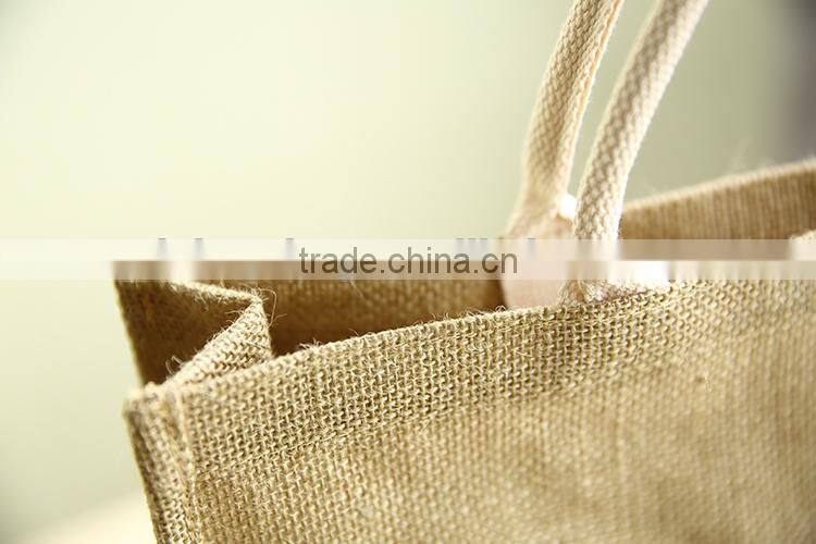 Customized ladies causual linen shopping bags