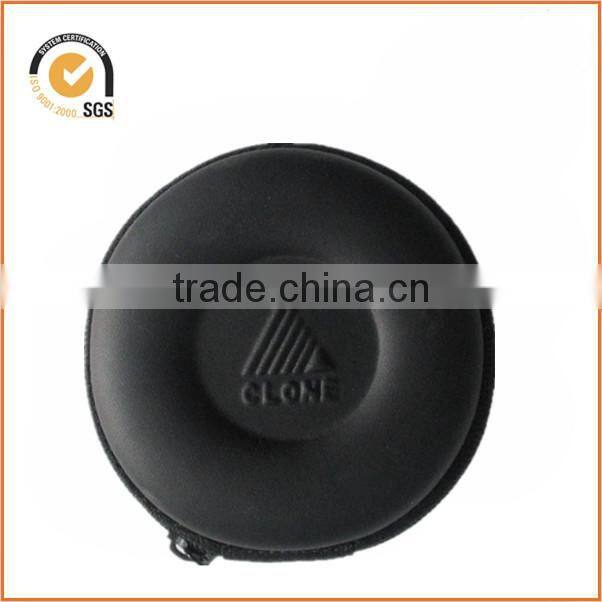 1102 dongguan new design protective fashion earphone case with rubber zipper