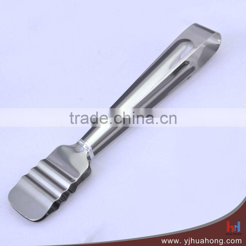 Anti Slip Handle Stainless Steel Food Serving Tongs,Salad Ice Tongs