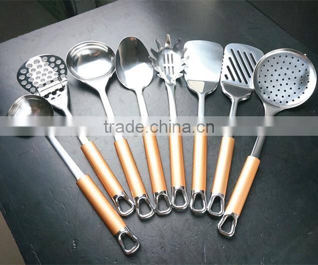 33060 stainless steel Kitchen Cooking Utensils with cover handle