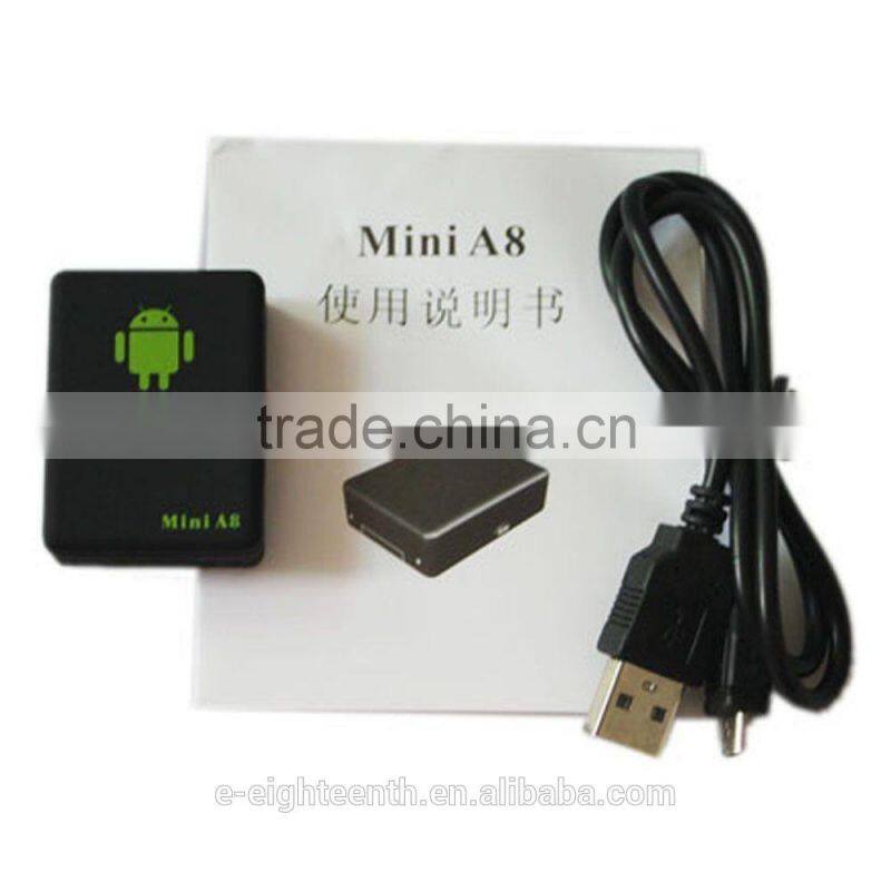 New accurate Global Locator Mini A8 Realtime Vehicle Car GSM/GPRS/GPS Tracker Tracking Device