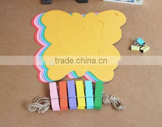 DIY Butterfly Shape Love Photo Frame For Kids Room Decoration