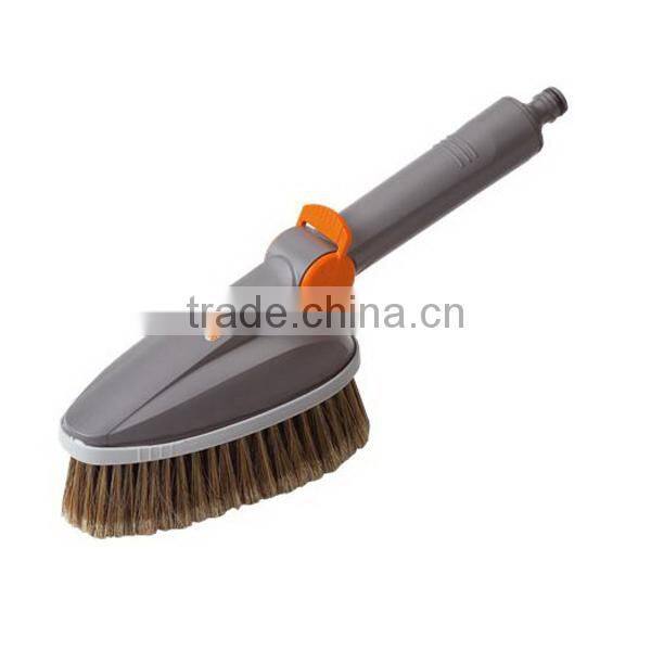 PP ,TPR blue+black+grey two prong brush,car wash brush,wheel brush