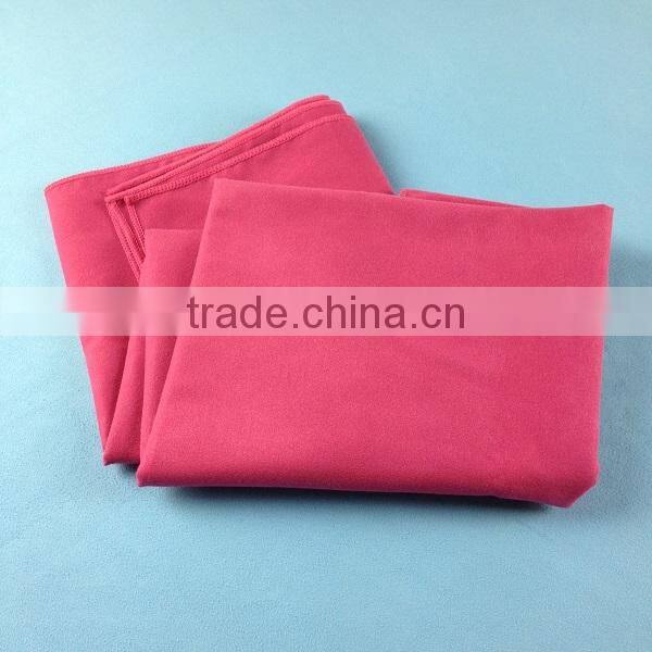 promotional 100% polyester microfiber swimming towel suede