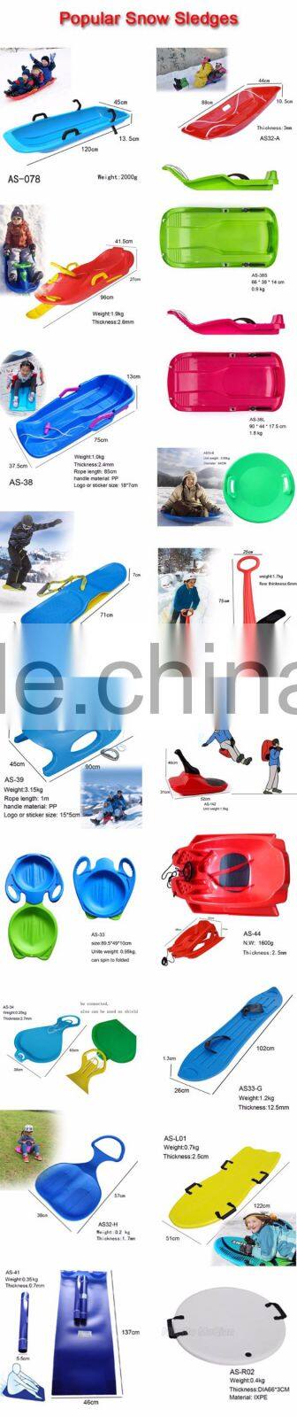 snow BOB with secure ceinture kids snow sled CFO LUGE for under 3 years old