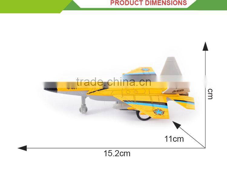 Hot selling kids alloy toy electric music diecast aircraft model