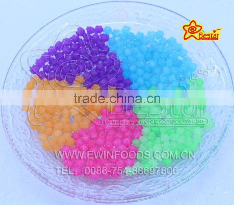 Jar Packing Star Shape Rock Crystal Hard Candy