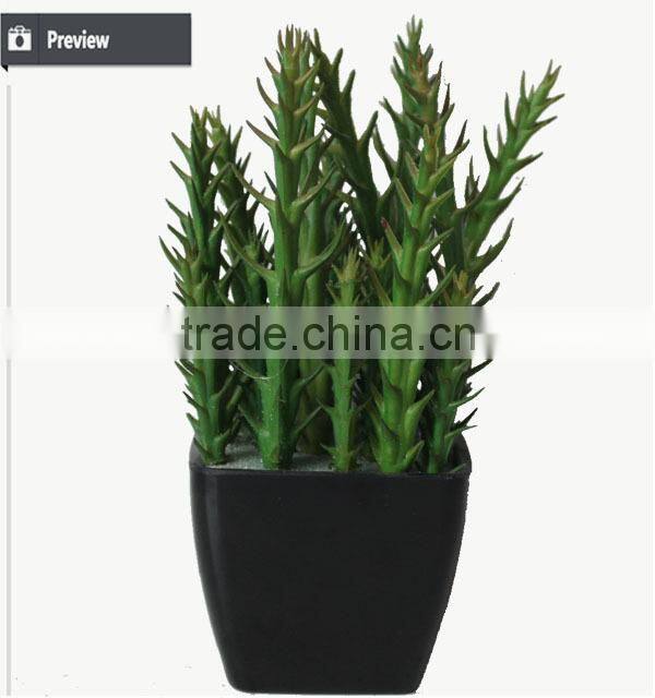 Artificial wholesale potted succulent plants smalll plants mini succulent