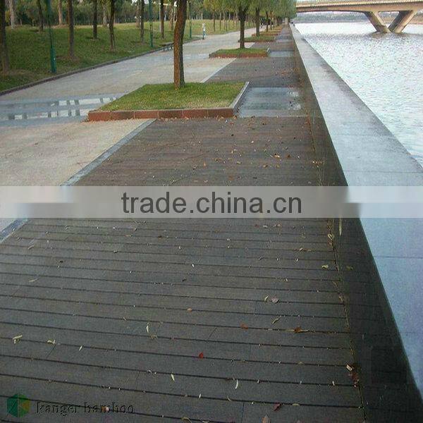 Outdoor Dark Chocolate Strand Woven Matt Bamboo Decking