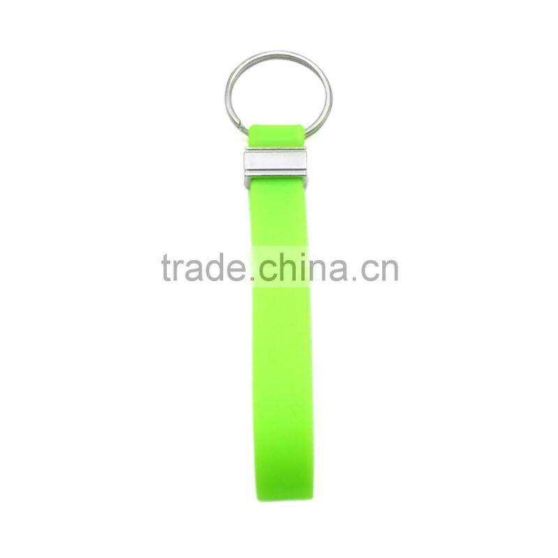 2017 hot selling wholesale Promotional gifts colorful silicone keychain 3d pvc rubber keychain keyring