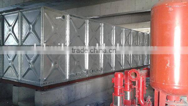 Hot sale!!! Huili galvanized sectional steel water storage tank made in china