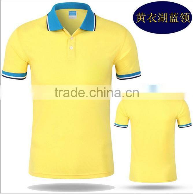 promotional high quality polyester worker uniform men short sleeve polo shirt