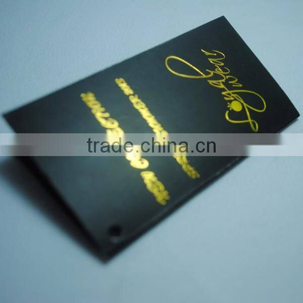 2017 hot sale high quality customized paper swing tags hang tags for jeans