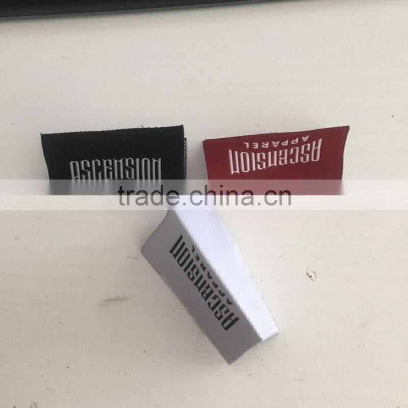 2017 customized high quality hair extension woven labels