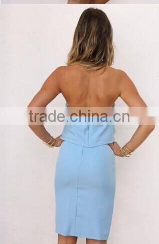 2016 New Sexi Crop top and Full length Panty set