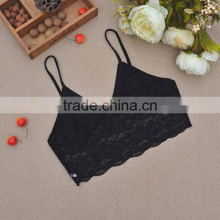 camisole bralette sexy lace tank top women summer crop top
