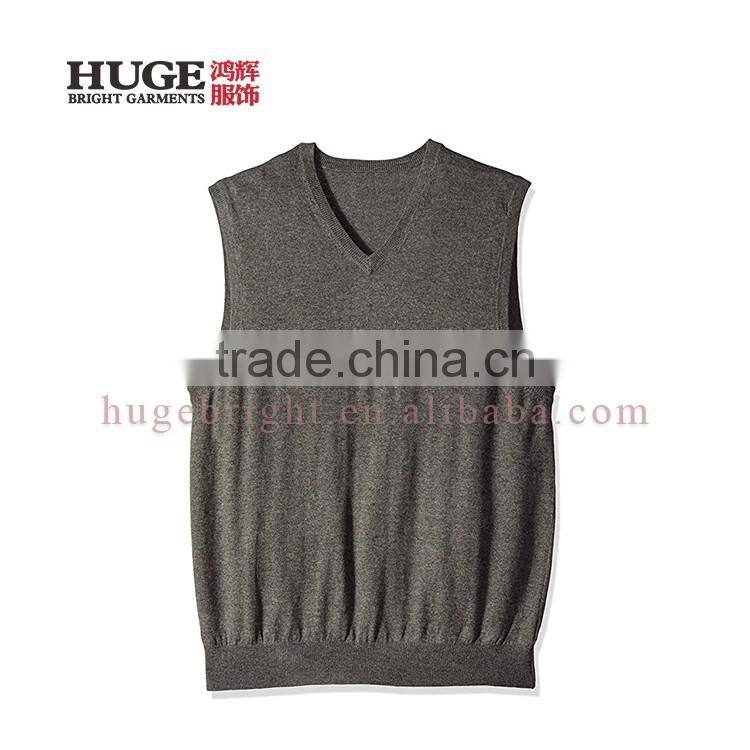 New Fashion Comfortable Regular Fit V Neck Sleevesless Sweater Vest
