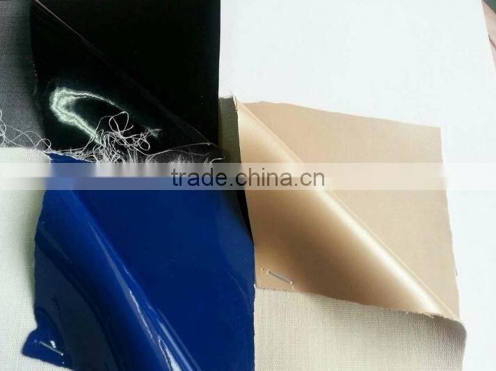 Pvc Artificial Leather with Shining Face for Bbag Stocklot, Pvc Mirro Leather Stock Lot for Shoes