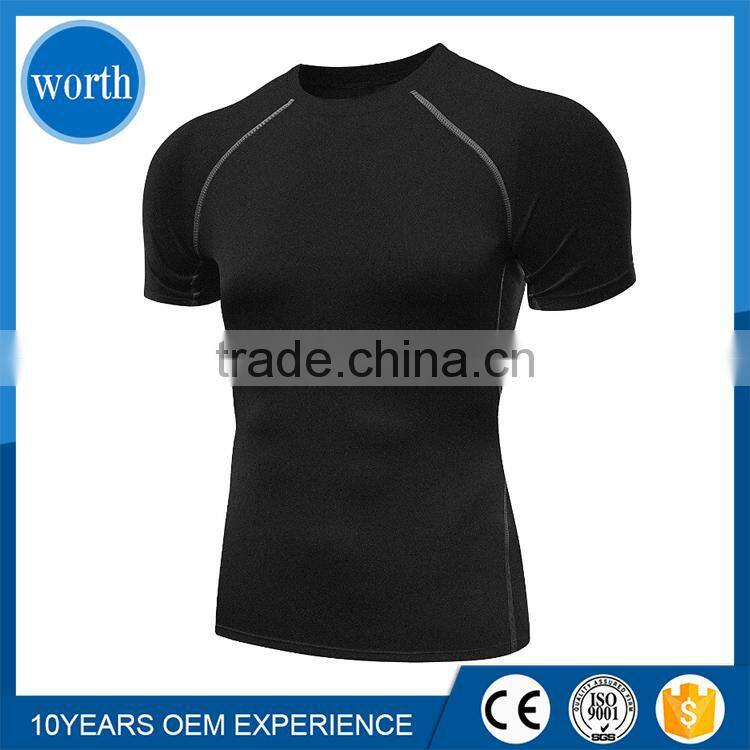 Compressed T Shirt Fitness Sports Short Sleeve