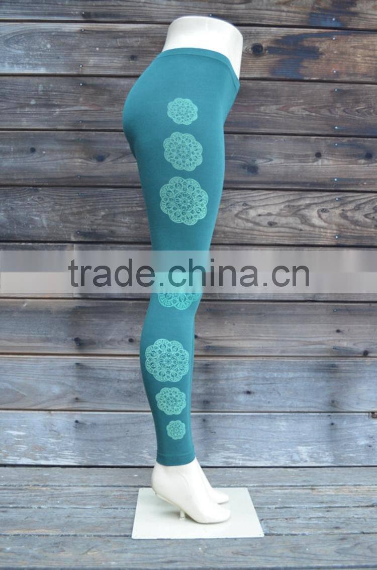 Heating transfer custom made yoga pants wholesale fitness tights legging