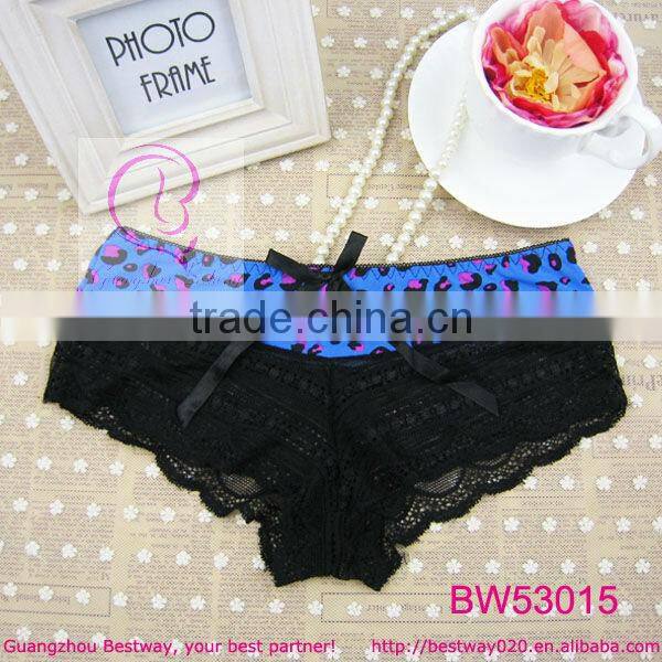 Sexy women pink lace underwear model