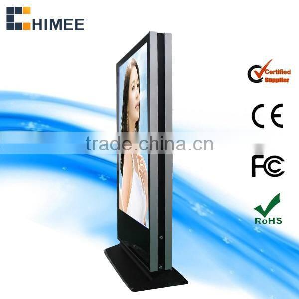 55 inch double touch screen lcd advertisement display wifi ad player smart interactive all in one pc kiosk
