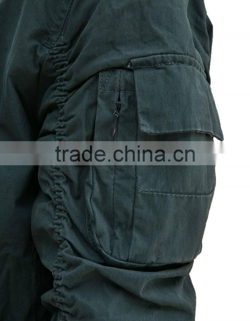 Classic fashion jacket pleated sleeve mens fashion jacket