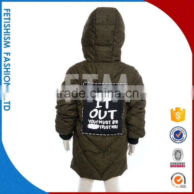 High quality brand new cotton kids boys winter coat