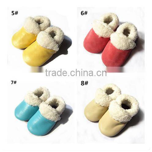 baby sheepskin winter snow boots