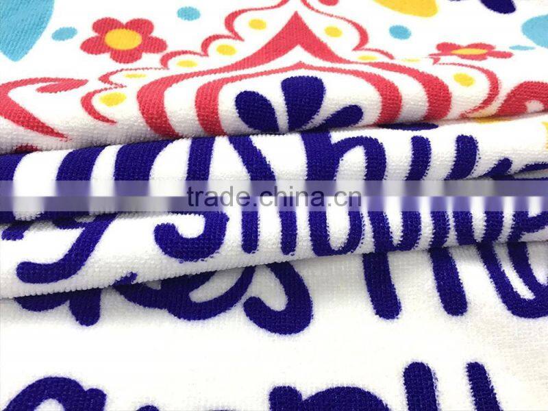 Soft Super Water Absorbent Multi-Purpose Beach Picnic Blanket Mat bohemian round beach mat