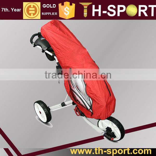 Red Golf Trolley Cart Bag Rain Cover