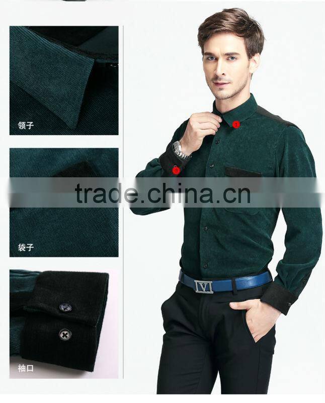 2014 New Shirt For Men corduroy shirt