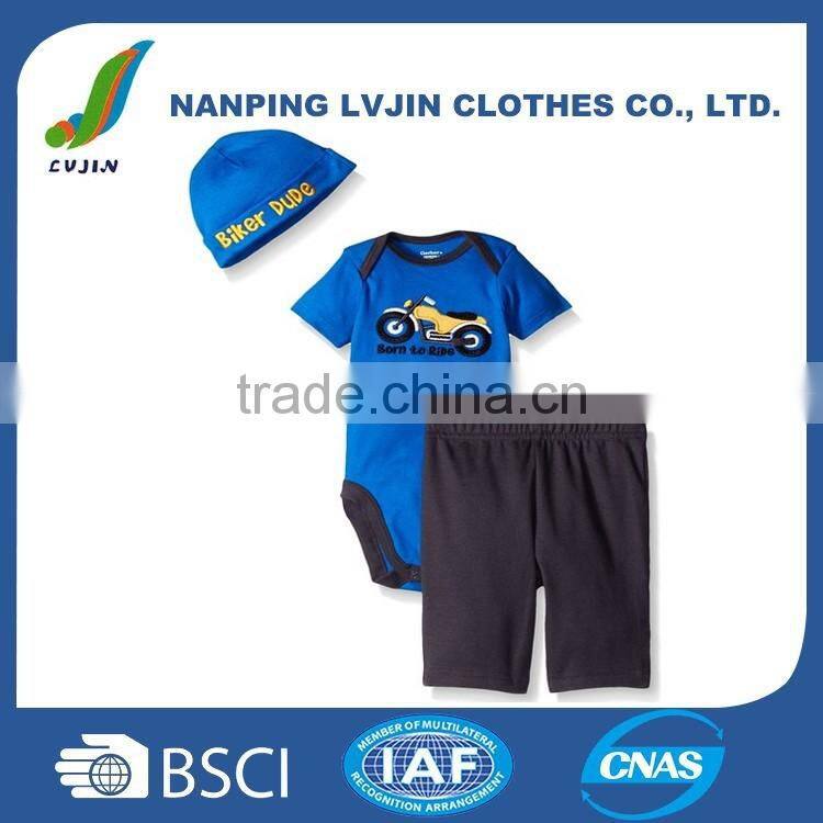 Infant & Toddlers clothes set Newborn Baby Boys bodysuit and pant