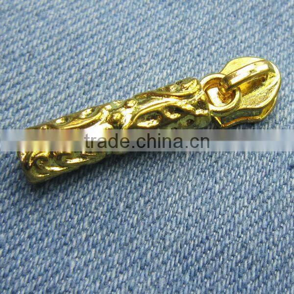 metal gold zipper pulls
