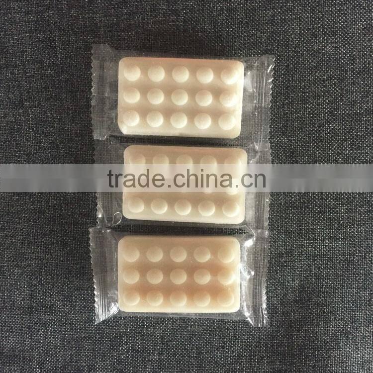 white hotel massage bath soap