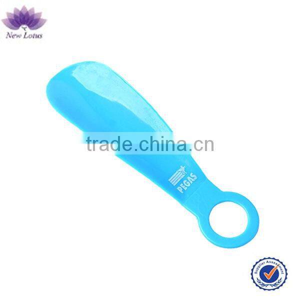 Hot sale customer leather plastic shoe horn