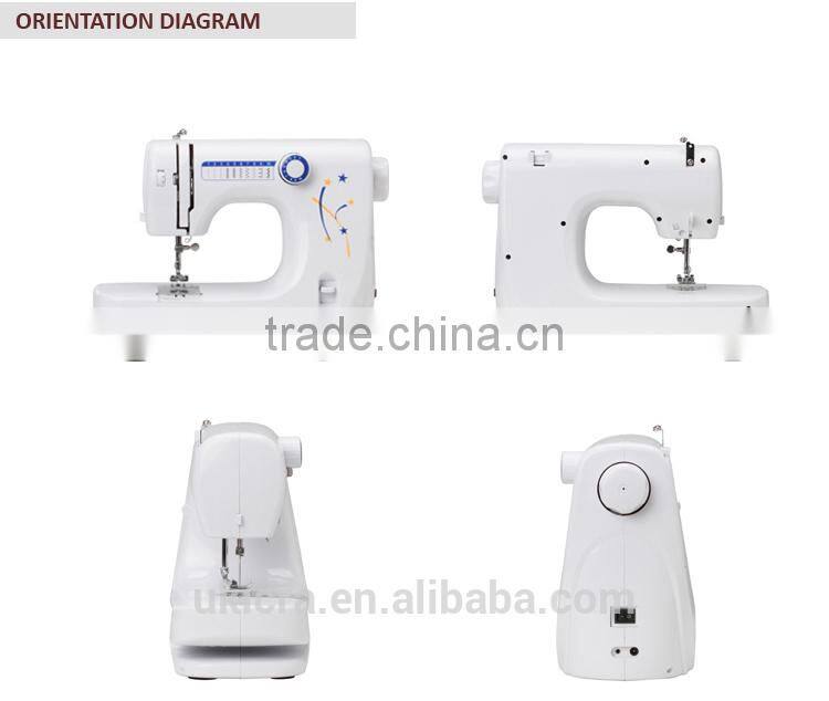 lockstitch domestic sewing machine button and buttonhole sewing with 10 stitches