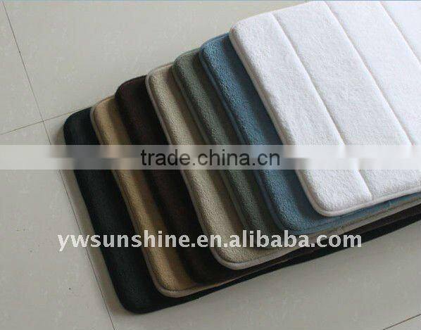 Microfiber memory foam cheap bathrooms mat,contemporary rugs,shower mat