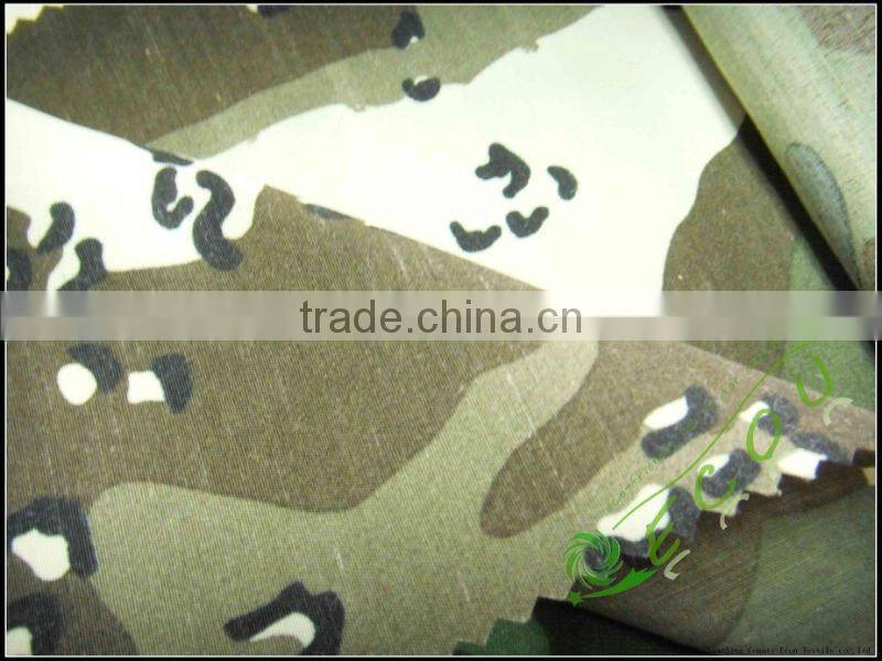 T/C desert camouflage fabric